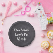 すべての子供のための無料の学校給食 ペーパープレート (パーティー)
