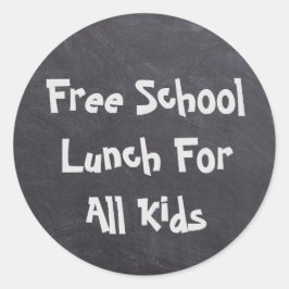 すべての子供のための無料の学校給食 ラウンドシール