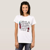 すべての子供の優しさマット優しさオレンジの日 Tシャツ (正面フル)