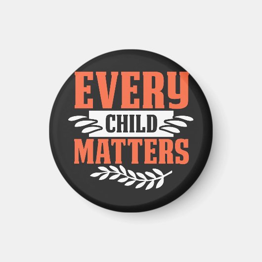 すべての子供は先住民に関わる マグネット (正面)