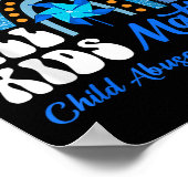 すべての子供 – ピンホイールブルーレインボインボーチャイルドアワーズ ポスター (角)