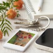 すべての存在を敬う：団結の象徴 キーホルダー (正面右)