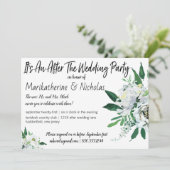 すべての季節に咲く白い花 ウェディングパーティーの後 招待状 (スタンド正面)