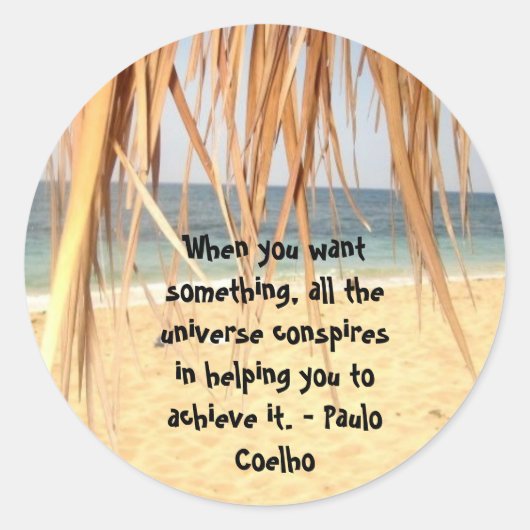 すべての宇宙が共謀シール ラウンドシール (正面)