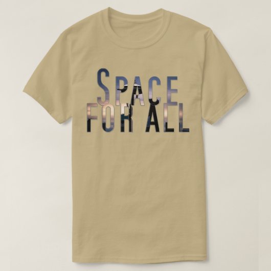 すべての宇宙 Tシャツ (デザイン正面)