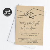 すべての完璧なギフトのバプテスマ/《キリスト教》洗礼式や命名式 招待状