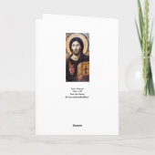 すべての定規としてキリスト カード (裏面)