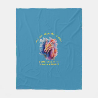 すべての宝ではない金ゴールドドラゴンキュードルブランケット フリースブランケット