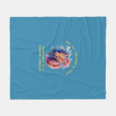 すべての宝ではない金ゴールドドラゴンキュードルブランケット フリースブランケット (正面(横))