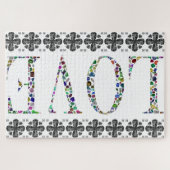 すべての宝石を愛するすべての色 ジグソーパズル (横)