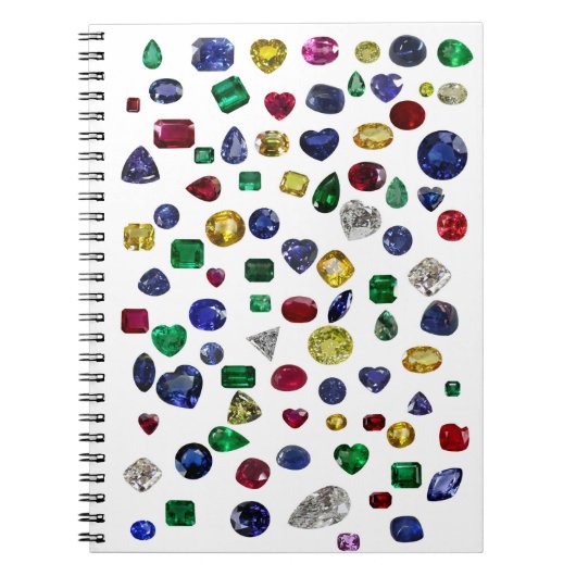 すべての宝石カラフル ノートブック (正面)