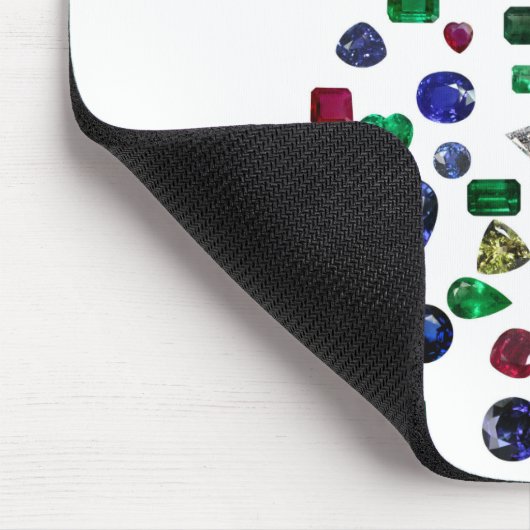 すべての宝石カラフル マウスパッド (コーナー)