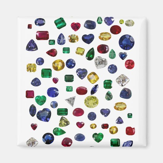 すべての宝石カラフル マグネット (正面)