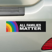 すべての家族の問題のバンパーステッカー バンパーステッカー (車上)