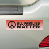 すべての家族の問題 バンパーステッカー (車上)
