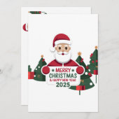 すべての封筒に喜びを:ホリデー2025カード シーズンカード (正面/裏面)