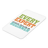 すべての専門家は一度は初心者だった マグネット (左側)