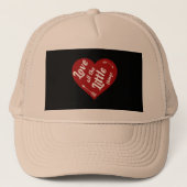 すべての小さなものを愛するデザイン キャップ (正面)