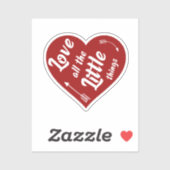 すべての小さなものを愛するデザイン シール (シート)