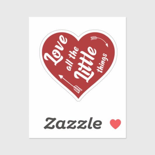 すべての小さなものを愛するデザイン シール (シート)