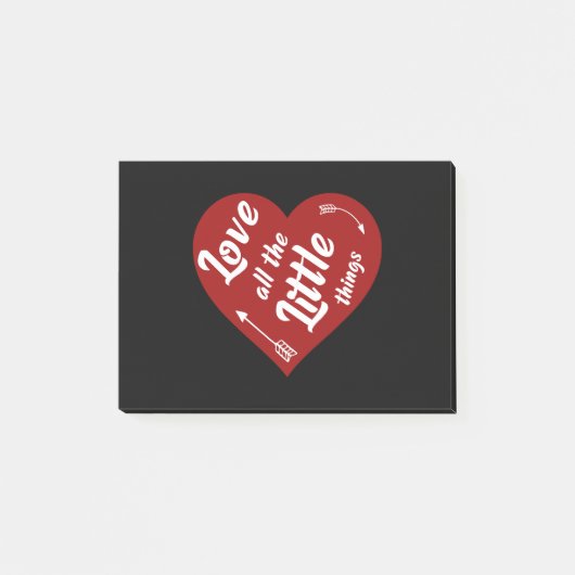 すべての小さなものを愛するデザイン ポストイット (正面)