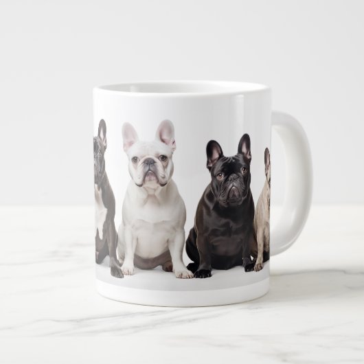 すべての小さなフランス人 ジャンボコーヒーマグカップ (正面右)