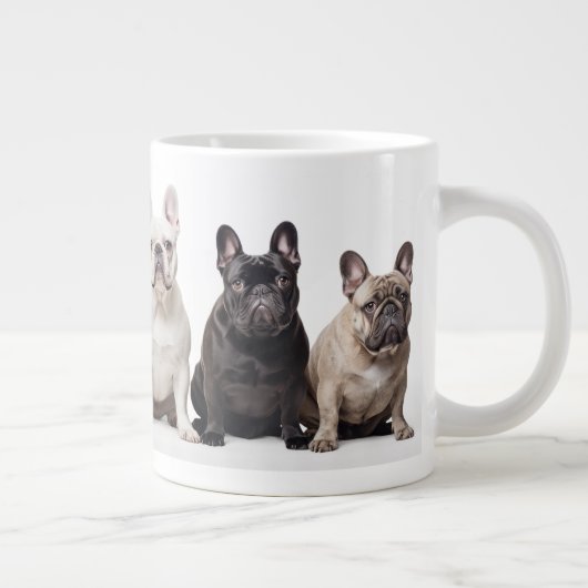 すべての小さなフランス人 ジャンボコーヒーマグカップ (右)