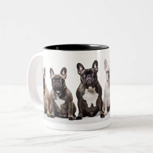 すべての小さなフランス人 ツートーンマグカップ (正面左)