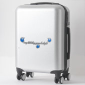 すべての小さな事は、つもり大丈夫ステッカーになる シール (スーツケース)