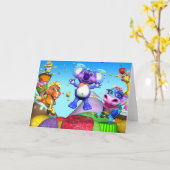 すべての小さな雨滴ノートカード カード (黄色い花)