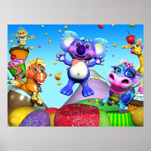 すべての小さな雨滴24x18ポスター ポスター (正面)