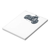 すべての少年は太った青いアメリカのオートバイが大好き ノートパッド (回転)