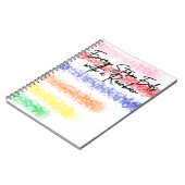 すべての嵐は虹のノートで終わる ノートブック (左側)