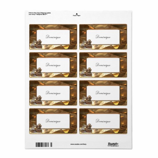 すべての巻き上げカスタマイズ可能 ラベル (フルシート)