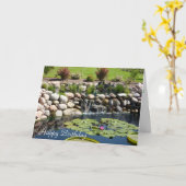 すべての年齢および性のためによい禅のバースデー・カード カード (黄色い花)