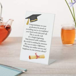 すべての年齢のためのユニバーサルデザイン卒業式 台座サイン