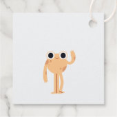 すべての年齢のための小さなモンスターの誕生日パーティー フェイバータグ (裏面)