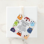 すべての年齢のための小さなモンスターの誕生日パーティー フェイバータグ (インサイチュ)