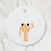 すべての年齢のための小さなモンスターの誕生日パーティー フェイバータグ (裏面)