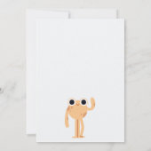 すべての年齢のための小さなモンスターの誕生日パーティー 招待状 (裏面)