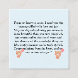 すべての年齢のための心のこもった&健康マッサージ エンクロージャーカード