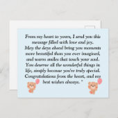 すべての年齢のための心のこもった&健康マッサージ ポストカード (正面/裏面)