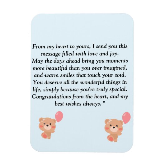 すべての年齢のための心のこもった&健康マッサージ マグネット (縦)