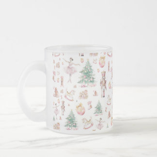 すべての年齢のクリスマスプレゼント| フェスティバル | ナツクラッカー フロストグラスマグカップ