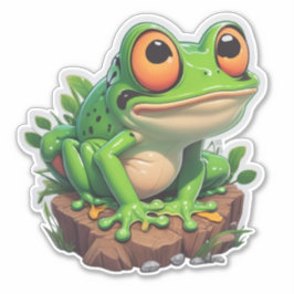 すべての年齢層に対するFrog Stickersで魔法を作成 シール