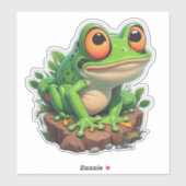 すべての年齢層に対するFrog Stickersで魔法を作成 シール (シート)