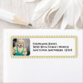 すべての年齢層の写真シンプルのストライプパターン金ゴールド ラベル (インサイチュ)