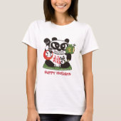 すべての幸運の神からの休日の挨拶 Tシャツ (正面)