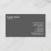 すべての幾何学的 名刺 (裏面)