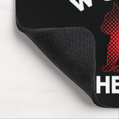 すべての強い女性の後ろに彼女の猫のマウスパッド マウスパッド (コーナー)